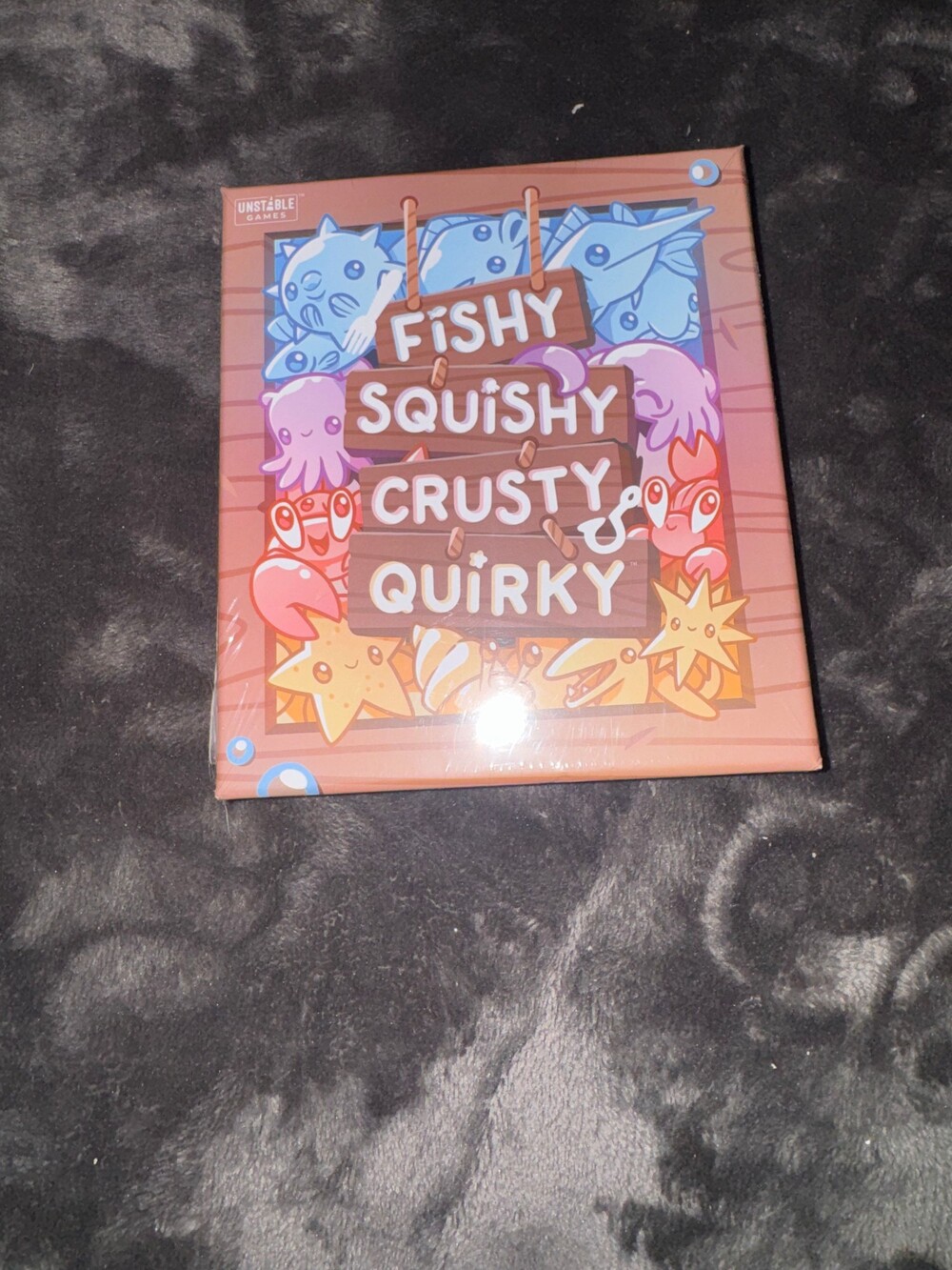 Unstable Games Fishy Squishy Crusty Quirky Card Game 2-6 Players Age 7+